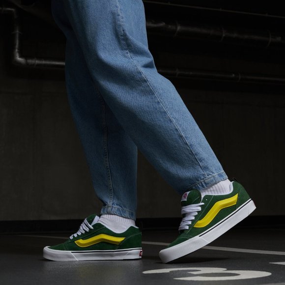 NIB Vans Knu Skool Green/True White VN0009QCBGN  US Men 11.5/12 - Picture 10 of 13